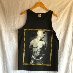 Vintage Late 90’s 2Pac Merch Tank Men’s M AAA Tag